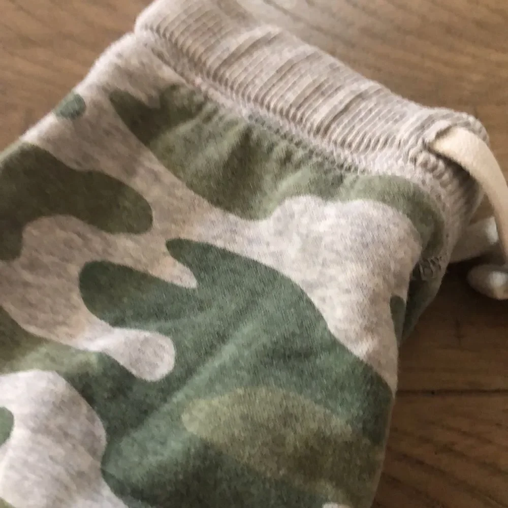 Camo sweats by Carter’s drawstring Comfy cotton. No trip jogger cuffs. Outdoors